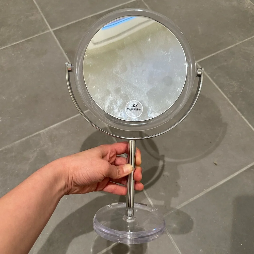 Elegant Double-sided Magnifying Vanity Mirror